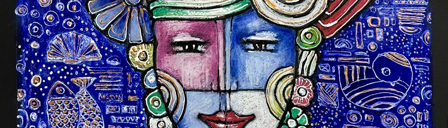 Reine original paint atelier y kutyur 2024 Menton France